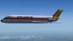 FSX/P3D Sky Simulations DC-9-30  Atlantis Airways Textures